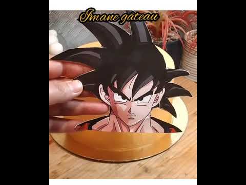 Vidéo decoration gateau dragon ball z