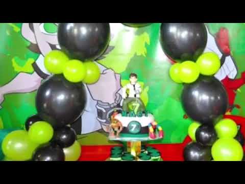 Vidéo ben 10 balloons decorations