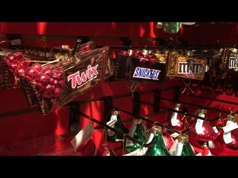 Vidéo magasin de decoration de noel a new york