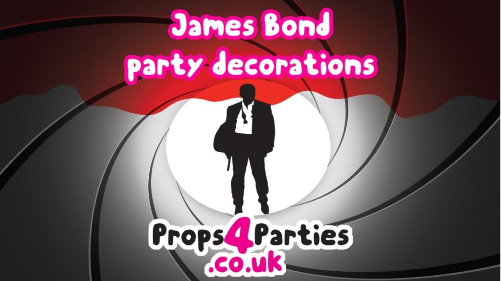 Vidéo james bond party decorations