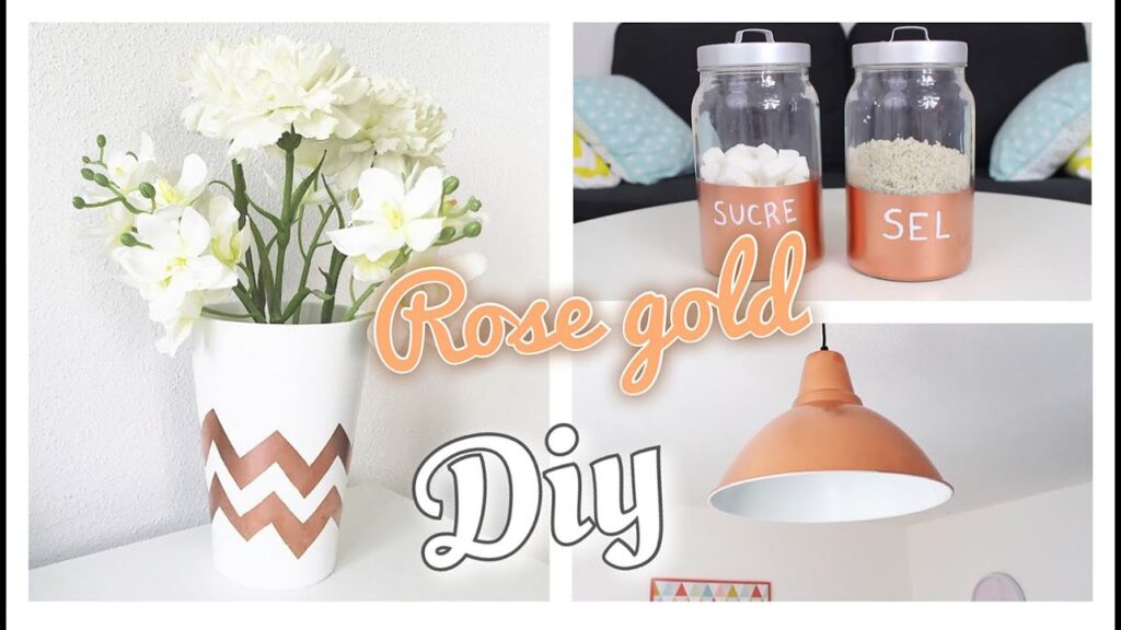 Vidéo decoration interieur rose gold