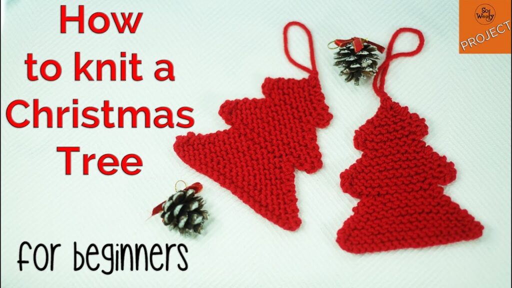 Vidéo free knitting patterns for christmas tree decorations