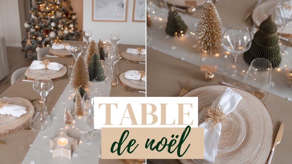 Vidéo decoration la table