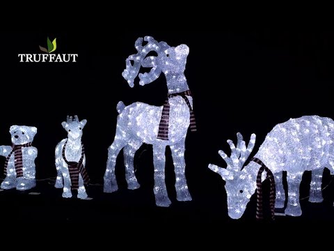 Vidéo decoration lumineuse fenetre noel