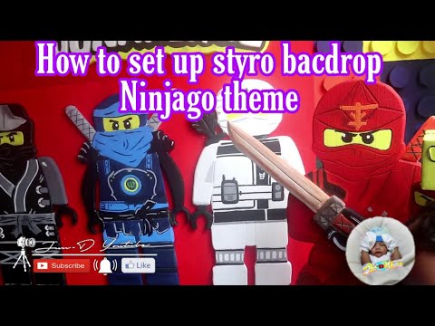 Vidéo decoration ninjago