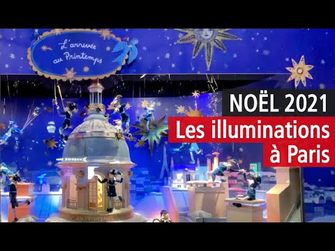 Vidéo decoration de noel paris