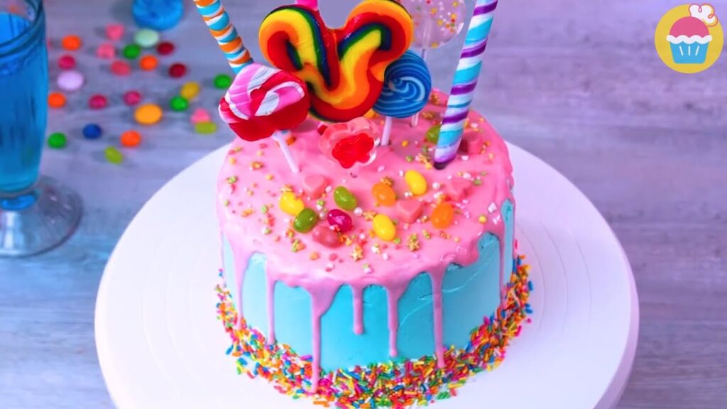 Vidéo candy cake decorations