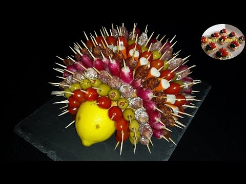 Vidéo decoration crudites pour buffet