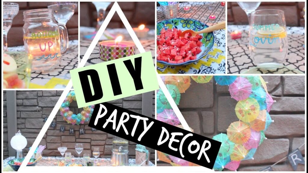 Vidéo party decoration ideas pinterest