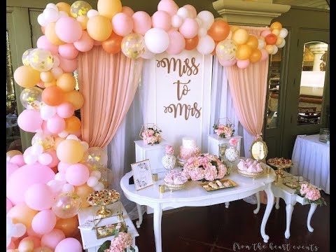 Vidéo bride to be decorations