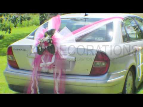 Vidéo decoration voiture mariage photos