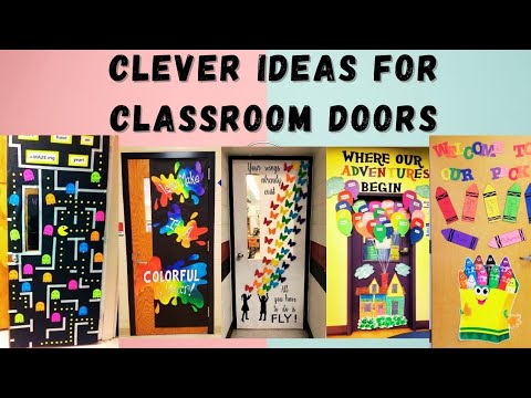 Vidéo door decoration for preschool classroom