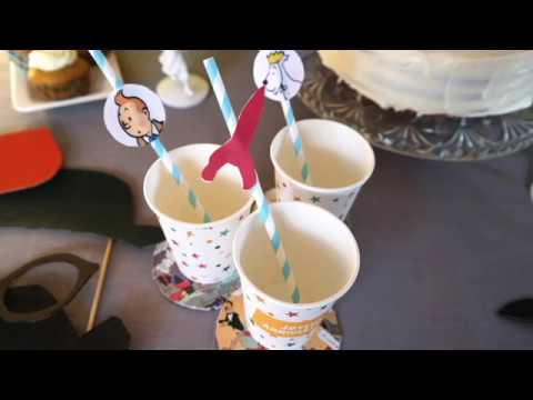 Vidéo anniversaire decoration gobelet