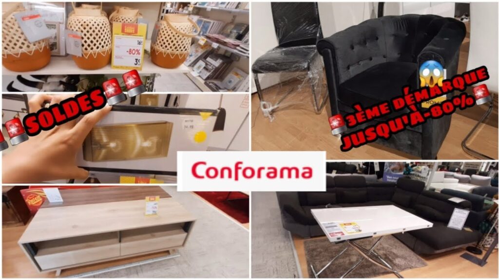 Vidéo conforama soldes decoration