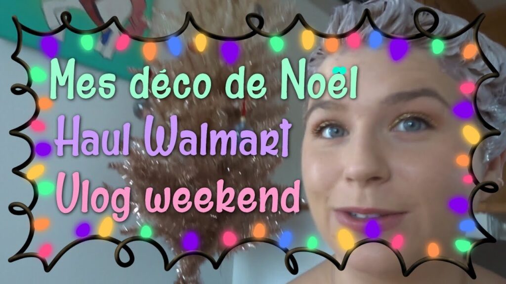 Vidéo decoration noel walmart