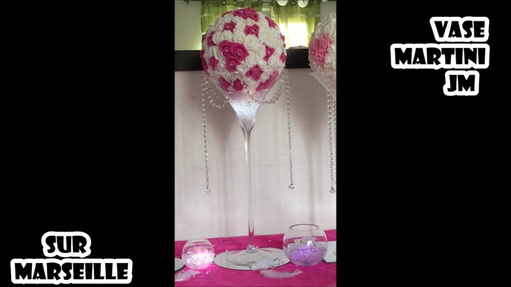 Vidéo decoration mariage vase boule