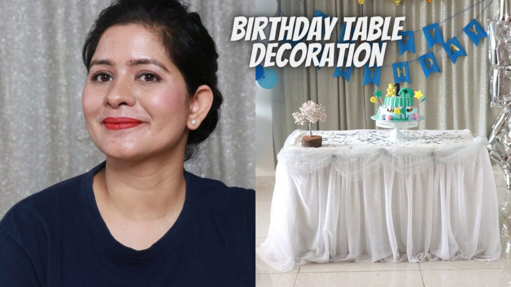 Vidéo birthday table decoration ideas for adults