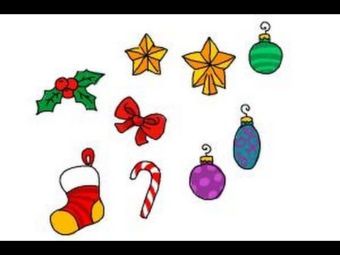 Vidéo christmas decorations draw