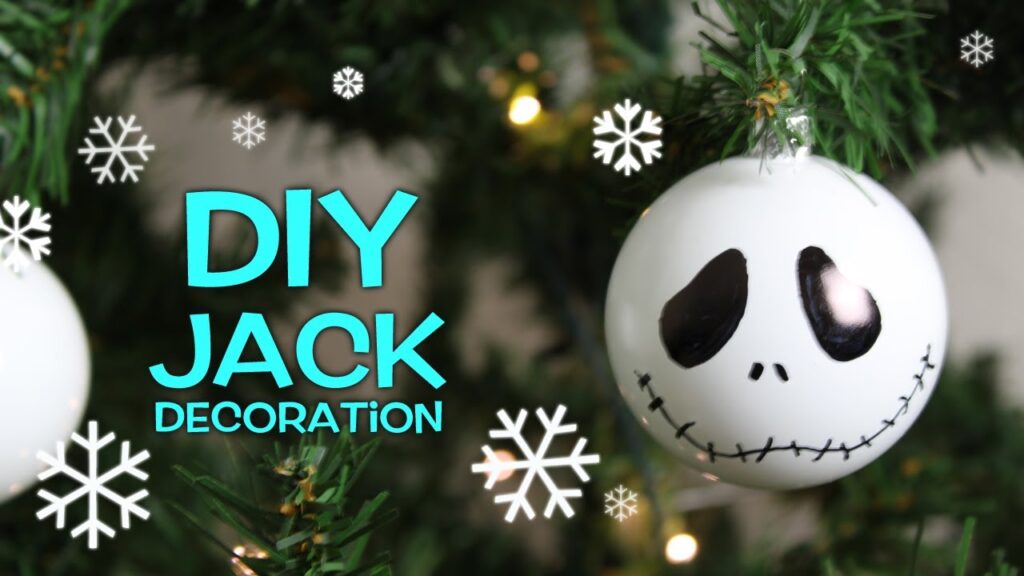 Vidéo jack skellington decorations