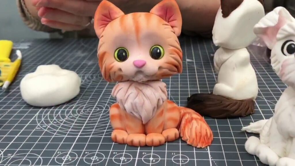 Vidéo cat cake decorations