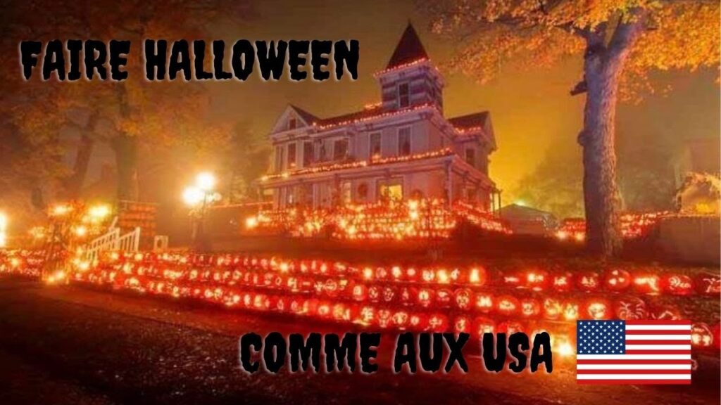 Vidéo decoration halloween americain