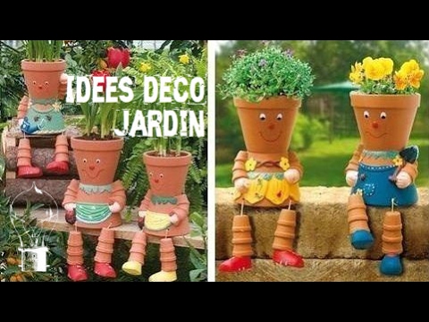 Vidéo personnage decoration jardin