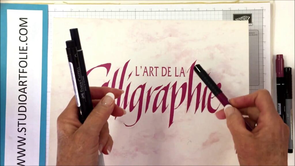 Vidéo decoration calligraphie