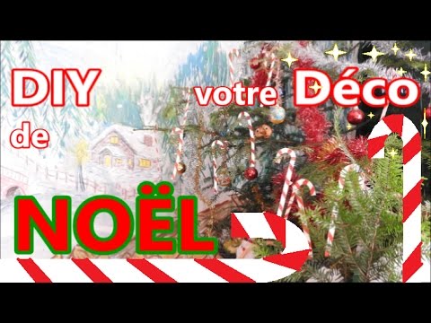 Vidéo decoration de noel sucre d orge geant