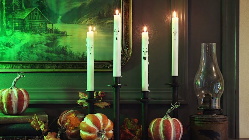 Vidéo halloween candle decorations