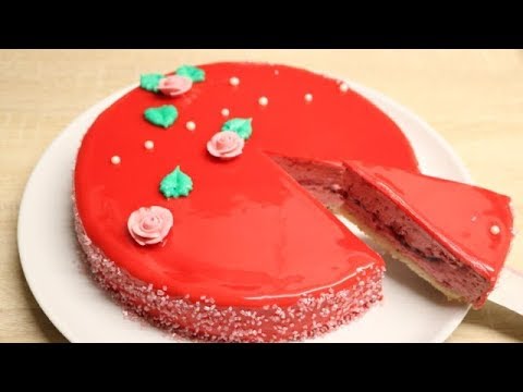 Vidéo decoration entremet framboise