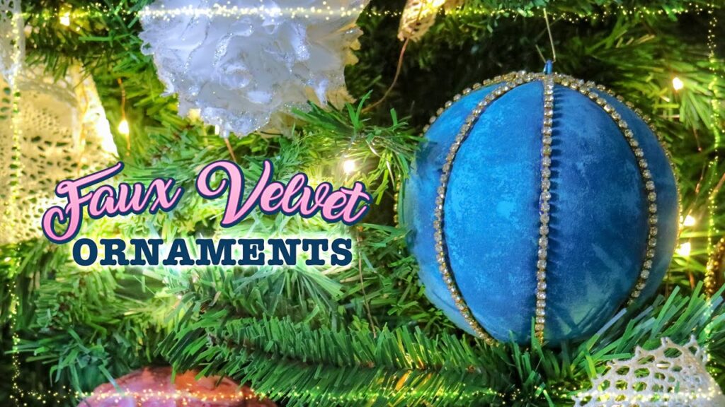 Vidéo velvet christmas decorations