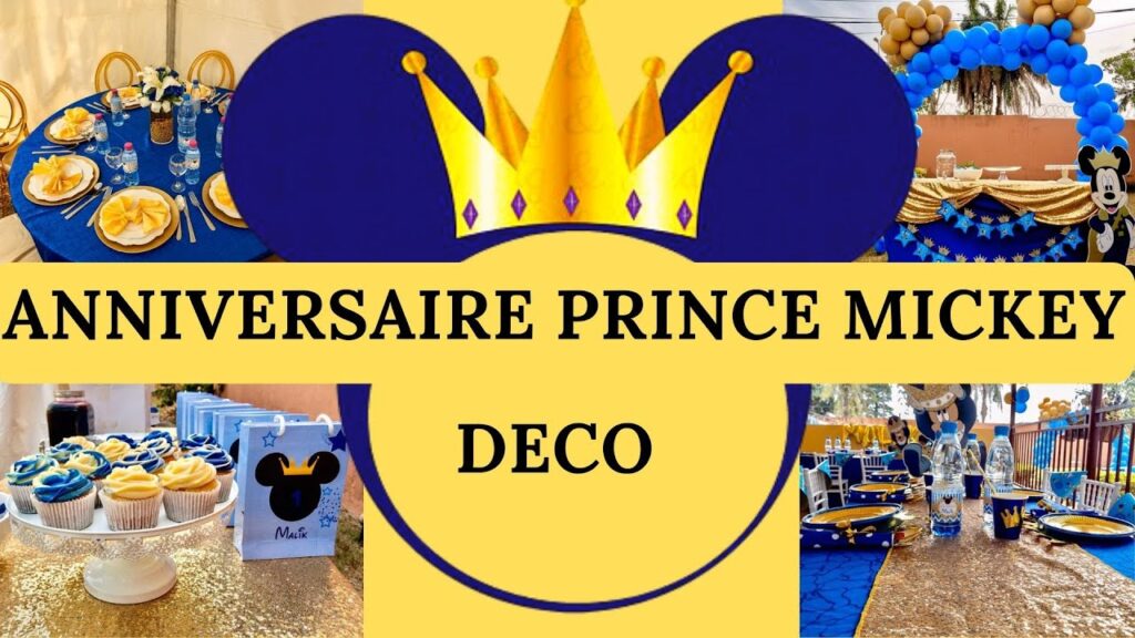 Vidéo decoration theme prince