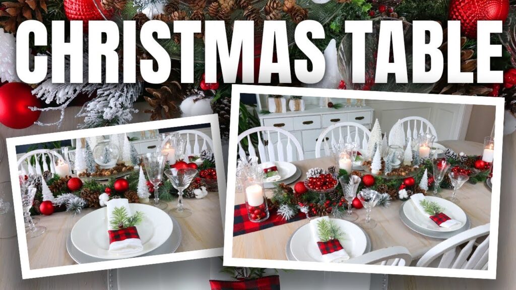 Vidéo xmas table decoration ideas