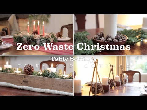 Vidéo natural table decorations