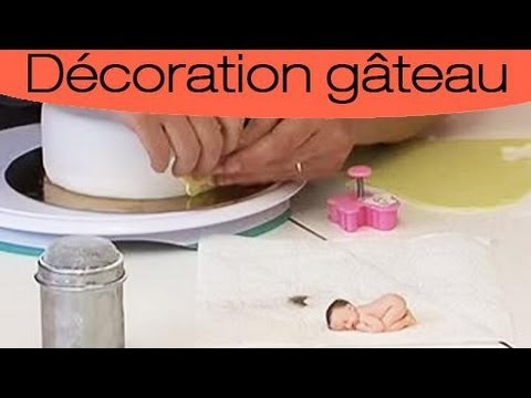 Vidéo decoration gateau baby shower