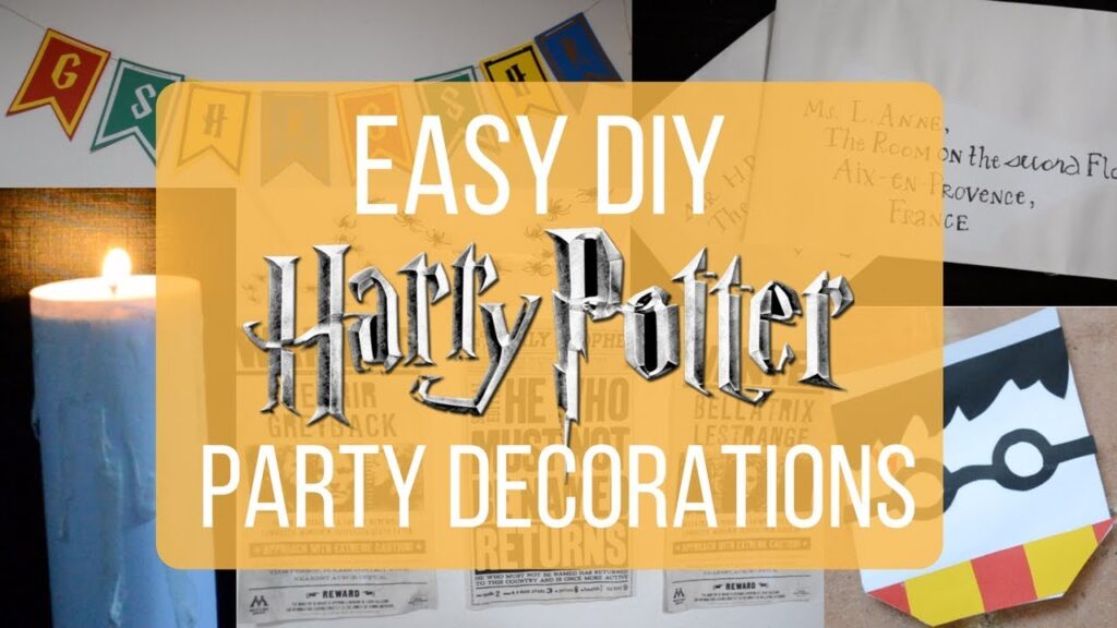 Vidéo harry potter party decorations