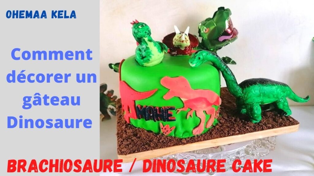 Vidéo decoration dinosaure anniversaire