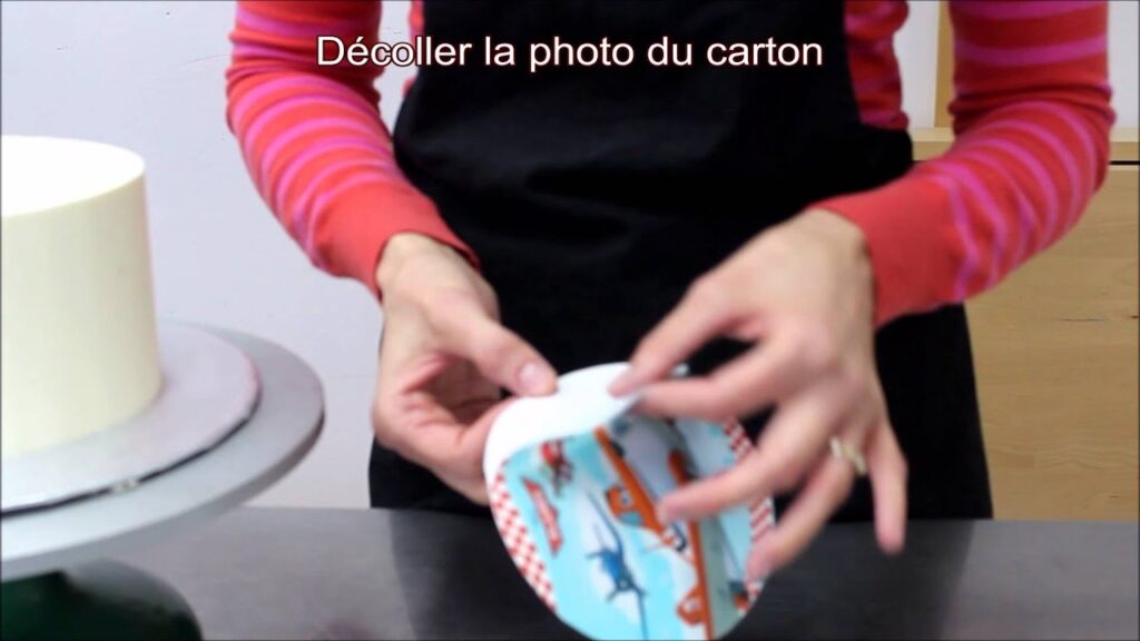 Vidéo decoration comestible pour gateau