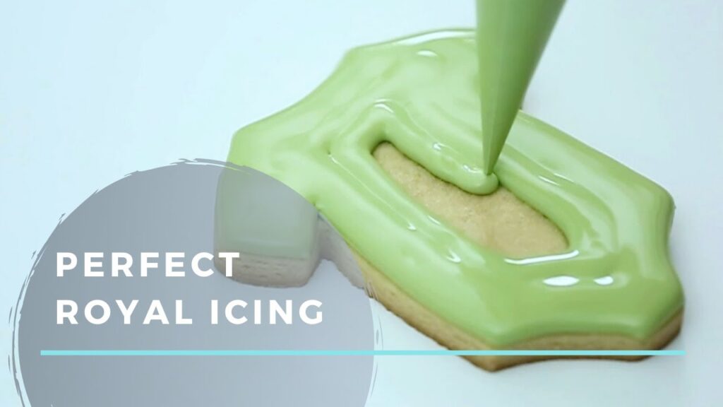 Vidéo icing sugar for cookies decoration