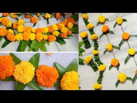 Vidéo indian wedding marigold decorations