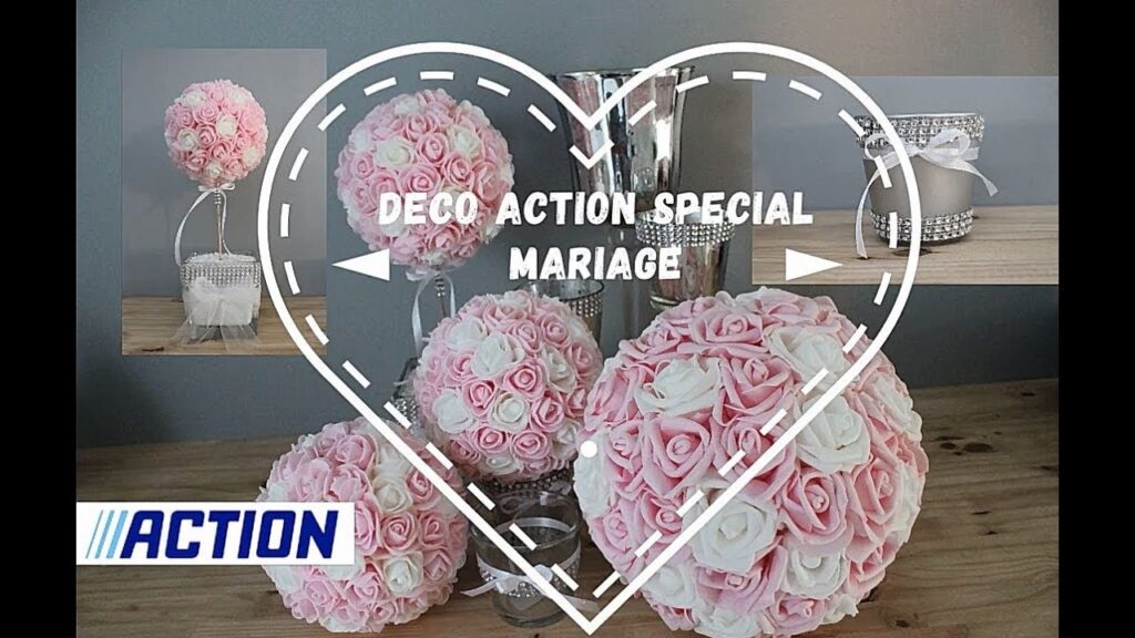 Vidéo boule de decoration pour mariage