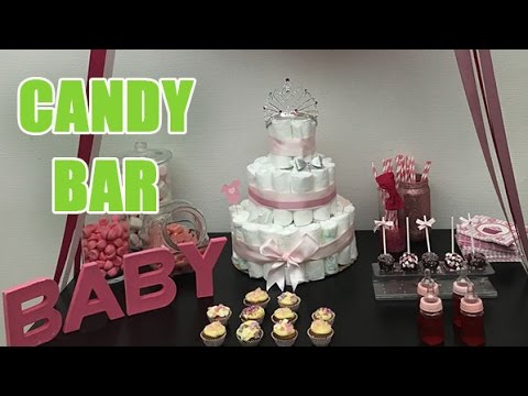 Vidéo candy bar decoration