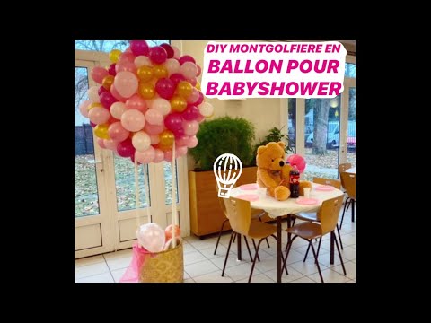 Vidéo decoration anniversaire montgolfière