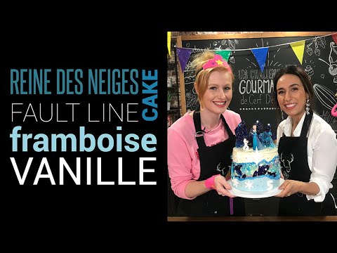 Vidéo decoration gateau reine des neiges