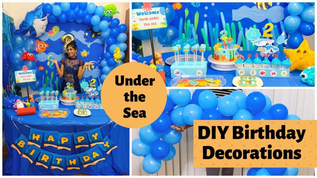 Vidéo sea party decoration ideas