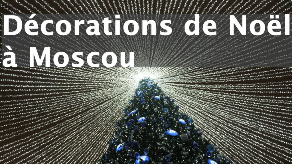 Vidéo decoration pour noel russe