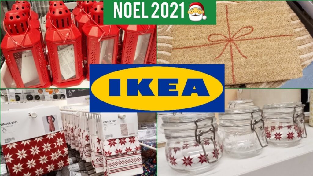 Vidéo decoration table de noel ikea