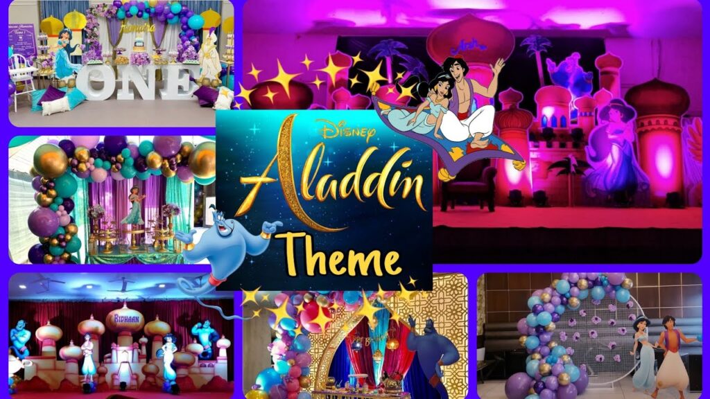 Vidéo decoration theme aladdin