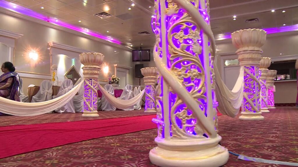 Vidéo reception hall decoration