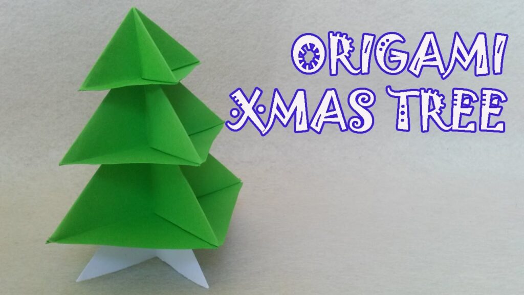 Vidéo origami christmas decorations step by step